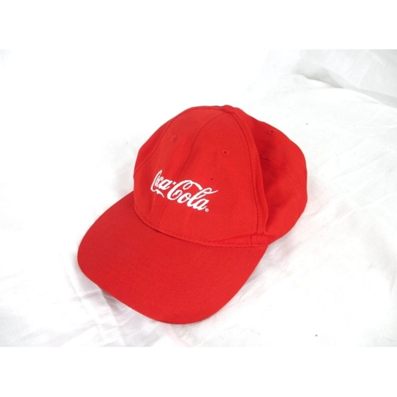 Coca-Cola Bright Red Cap with White Script - Picture 1 of 4
